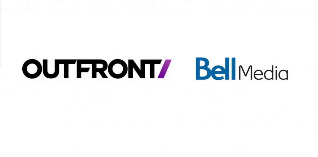 A photo with the Outfront and Bell Media logos.