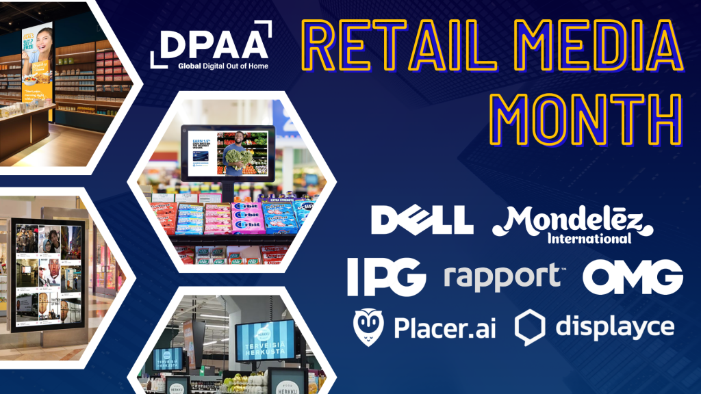 A poster of Retail Media Month.