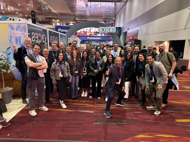 Members pose for the camera at the DPAA Global CES 2025.