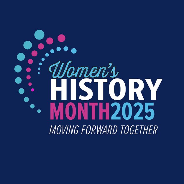 The Women's History Month logo.