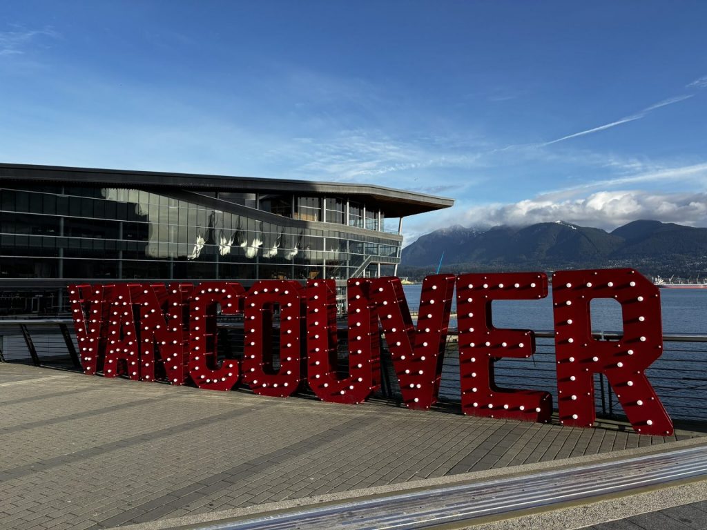 The temporary sign installed during the winter of 2023-24.