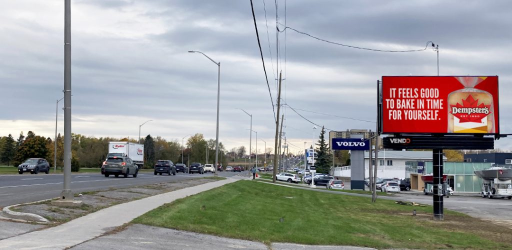 A billboard in Kingston, Ont.