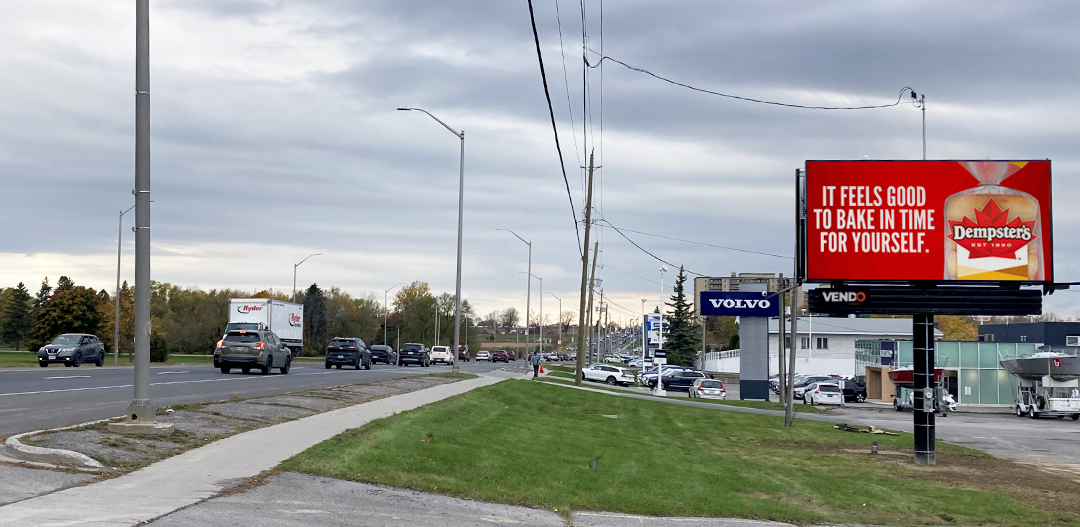 A billboard in Kingston, Ont.