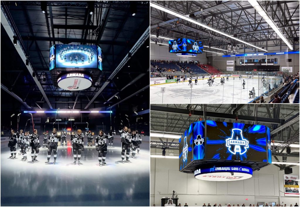 A collage of the signs at Blainville-Boisbriand Armada.
