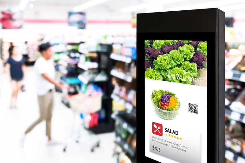 Another in-store retail digital sign.