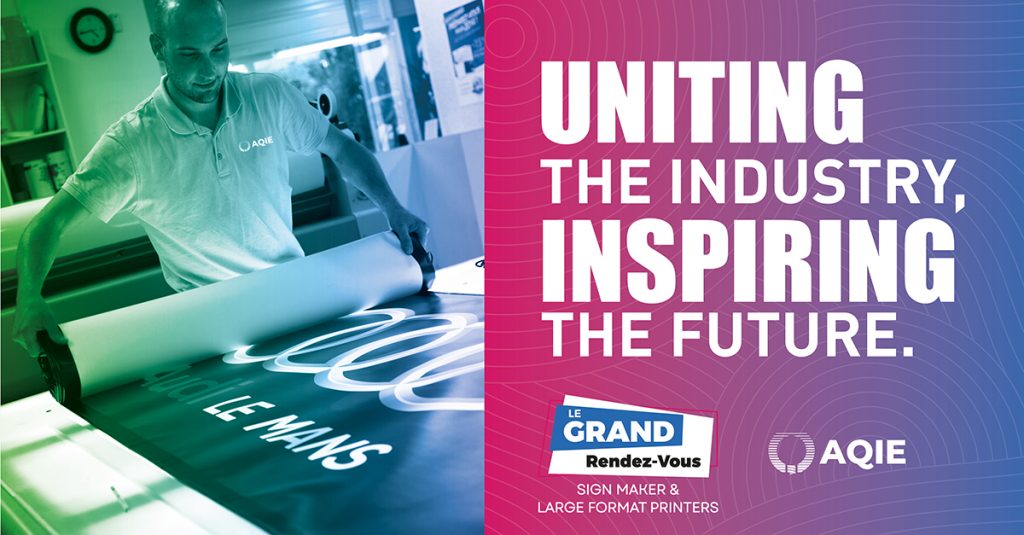 A poster for the trade show. 