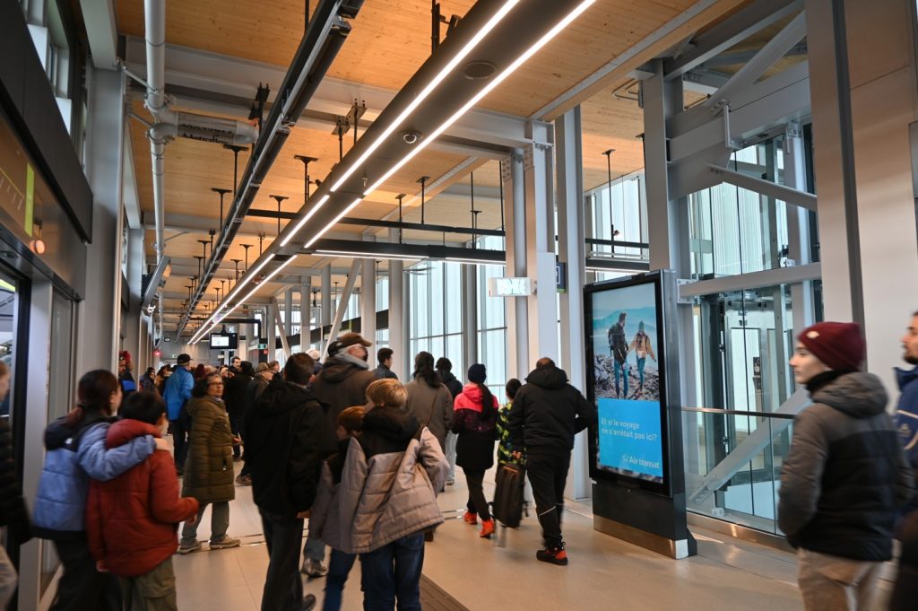 The REM Deux Montagnes Station.