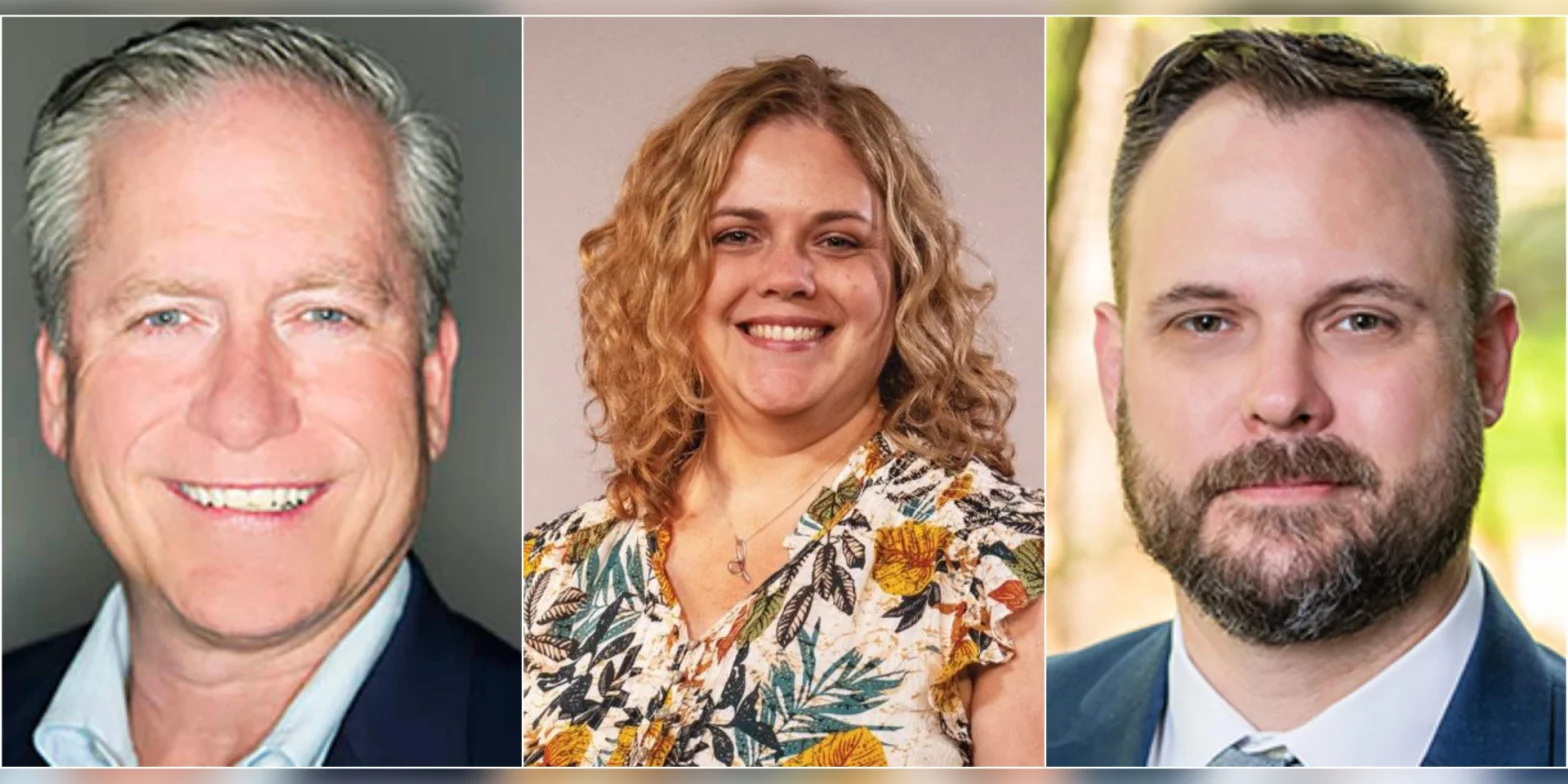 Left to right: Chris Lyons, Denise M Gustavson, and Josh Carruth.