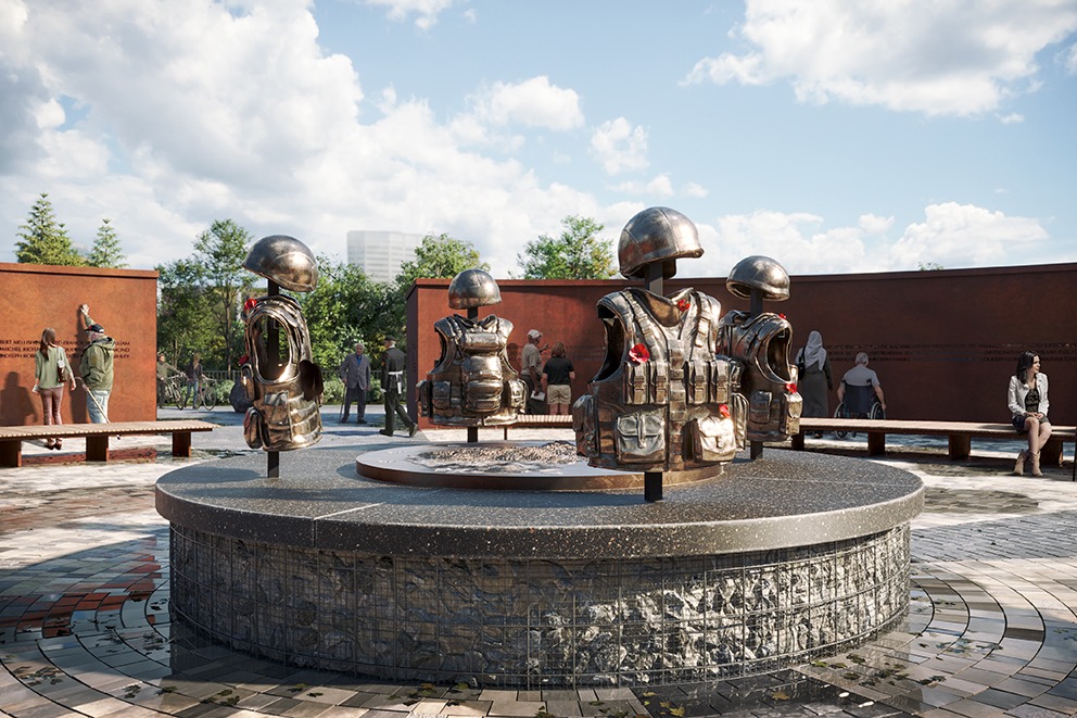 A rendering of the monument.