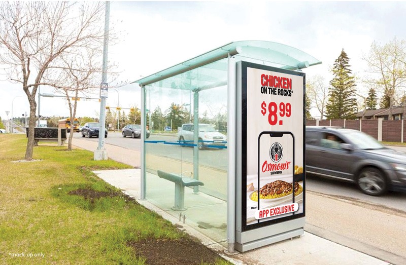 Another bus stop billboard.