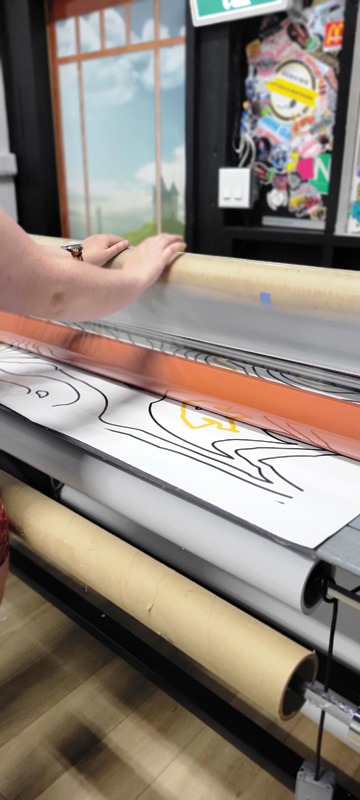 Step 2: Print and production Step 2: Print and production