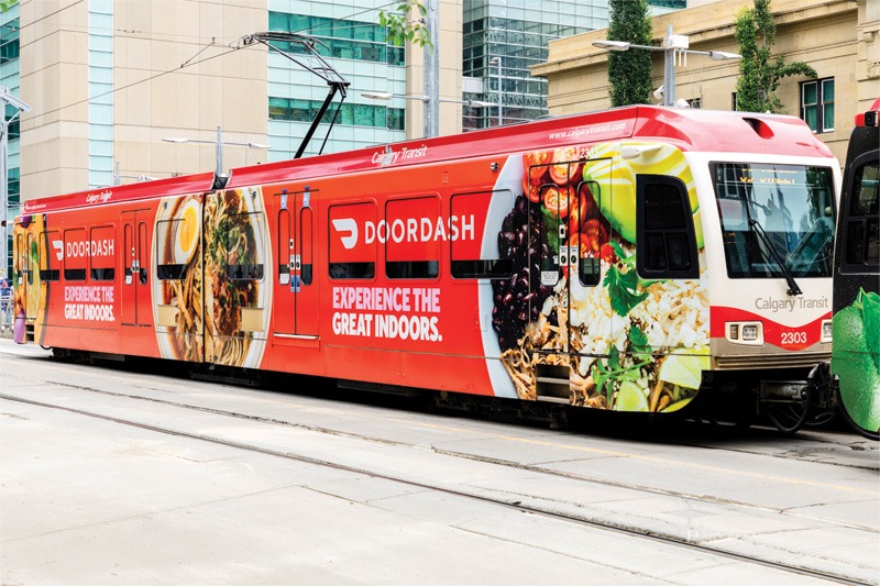 DoorDash campaign in Calgary. DoorDash campaign in Calgary.