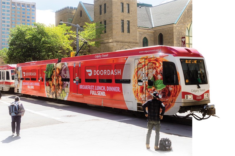DoorDash campaign in Calgary. DoorDash campaign in Calgary.