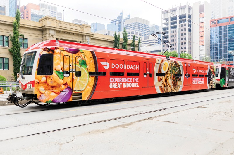 DoorDash campaign in Calgary. DoorDash campaign in Calgary.