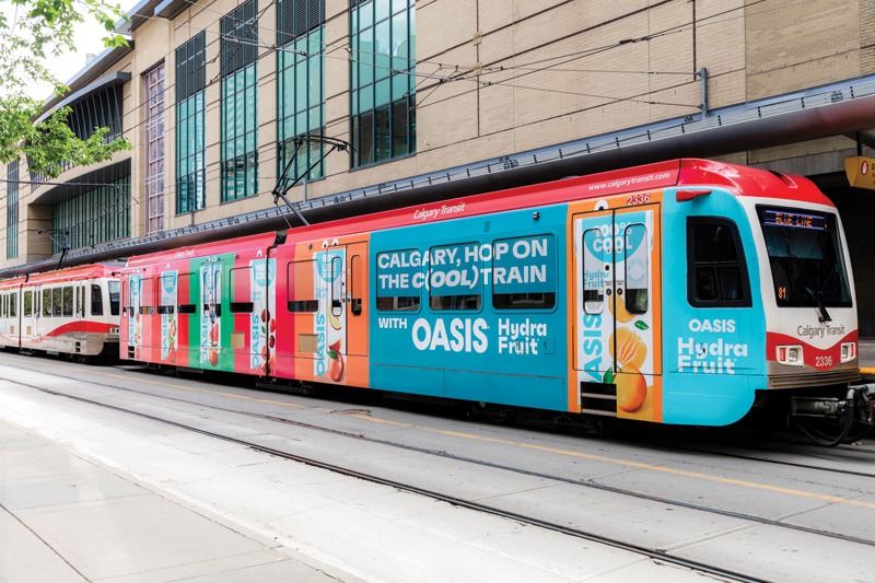 Oasis campaign in Calgary. Oasis campaign in Calgary.