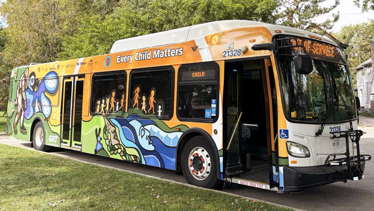 The bus wrapped.