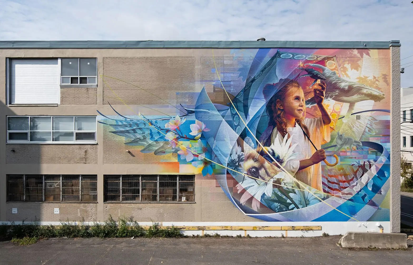 The mural in full display.