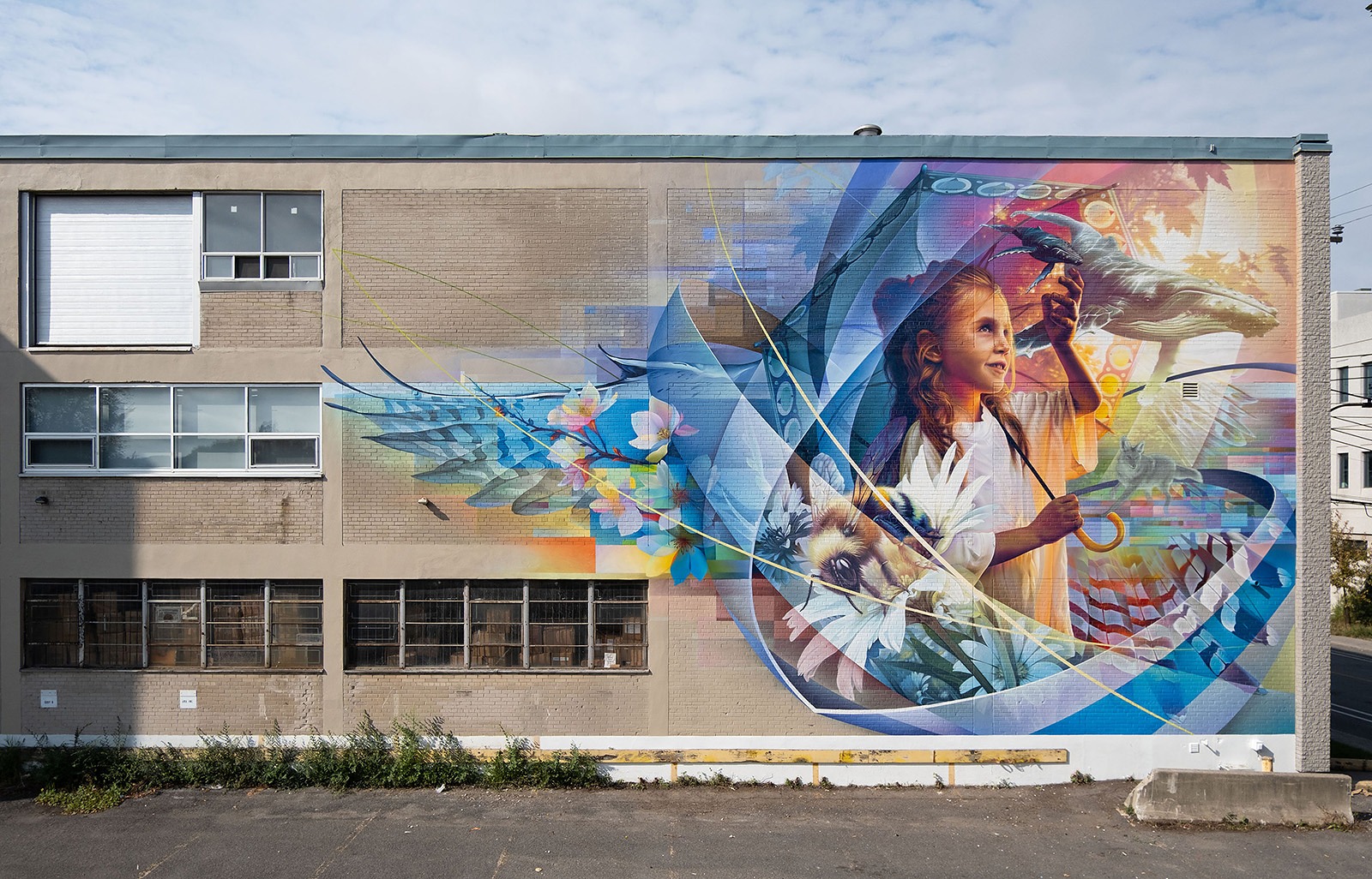 The mural in full display.