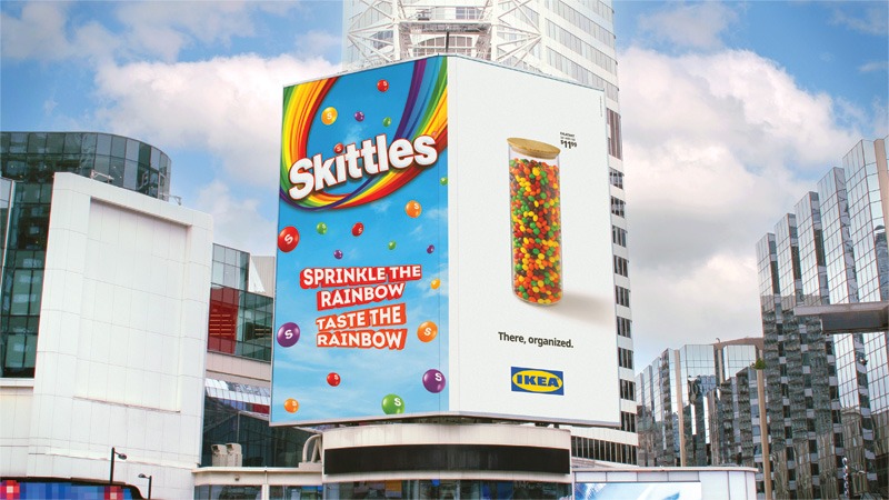 IKEA billboard at Sankofa Square